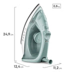 Ferro de Passar Seco e Vapor Electrolux Efficient Base antiaderente Vapor Vertical